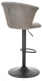 H104 bar stool, color: grey DIOMMI V-CH-H/104-POPIELATY