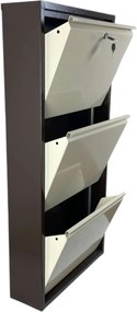 Shoe Cabinet Primo 3 - Brown, Cream Brown
Cream