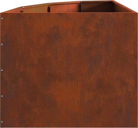 vidaXL Γωνιακό Ροδόδεντρο Σκ rusty 60 x 60 x 50 εκ
