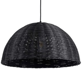 Φωτιστικό Οροφής Montana 02383 Φ50x25cm 1xE27 IP20 Black GloboStar