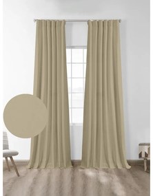 Κουρτίνα μπλακάουτ Lago Beige 145×280