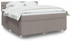 ΚΡΕΒΑΤΙ BOXSPRING ΜΕ ΣΤΡΩΜΑ TAUPE 180X200 ΕΚ. ΥΦΑΣΜΑΤΙΝΟ 3287158