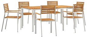 vidaXL Σέτ φαγητού για κήπο 7 pcs