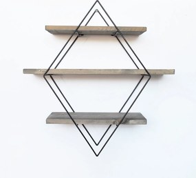 Wall Shelf Wr007 Walnut
Black