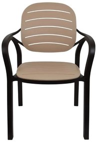 Καρέκλα Rusty Fylliana Καφέ - Μπέζ 57,5x58x84 εκ. 57.5x58x84 εκ.