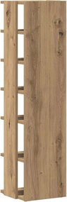 vidaXL Παπουτσοθήκη Χρώμα Αρτισιανή Δρυς 28x27x102 εκ. Επεξ. Ξύλο