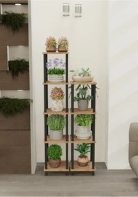 Stewehome Πολυεπίπεδη σκάλα σταντ γλαστρών διακοσμητικό μοντέρνο ράφι φυτών