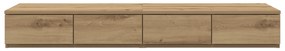 vidaXL Συρτάρια Κρεβατιού Artisan Oak 120x36,5x16,5 εκ Επεξεργασμένο Ξύλο