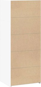 vidaXL Ντουλάπι Λευκό 50x41x124 εκ. από Επεξεργασμένο Ξύλο