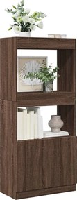 vidaXL Ντουλάπι Καφέ Δρυς 63x33x140 εκ. από Επεξεργασμένο Ξύλο