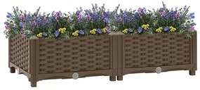 vidaXL Ζαρντινιέρα 80 x 40 x 23 εκ. από Πολυπροπυλένιο