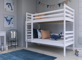 NEMO 80x200 white bunk bed Lano Furniture