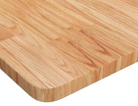 vidaXL Επιφάνεια Τραπεζιού Τετράγωνη Αν. Καφέ 70x70x2,5 εκ. Ξύλο Δρυς