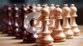 Intra Συλλεκτικό Ξύλινο Παζλ Plywood  4mm - Ξύλινη σκακιέρα με σκάκι Σε Ξύλινο Κουτί - Διαστάσεις Puzzle: 10x10 cm – 25 κομμάτια
