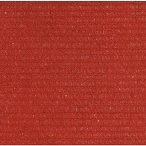 Πανί Σκίασης Κόκκινο 4 x 4 x 4 μ. από HDPE 160 γρ./μ² - Κόκκινο