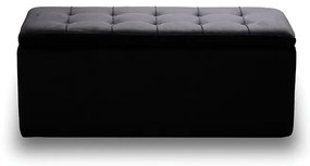 LIDO ΣΚΑΜΠΟ VELVET BLACK ΜΕ ΑΠΟΘ. ΧΩΡΟ 101X41X42εκ. 101X41X42εκ.