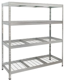 Fotin Ράφι μεταλλικό με 4 ράφια συρμάτινα Π1500 x Β600 x Υ1800 400kg/ράφι FOT-RAF-18015060