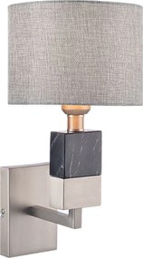Απλίκα Τοίχου Aca Luxor ML306411WS Nickel Matt/Marble