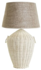 Επιτραπέζιο Φωτιστικό DKD Home Decor Λευκό Καφέ 50 W 220 V 42 x 42 x 70 cm