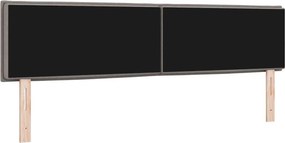 vidaXL LED κεφαλάρι Taupe ύφασμα