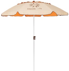 Escape Ομπρέλα Παραλίας Αλουμινίου 2m PE 180gsm UPF50+ Πορτοκαλί