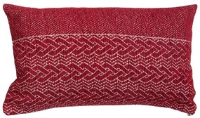 Μαξιλάρι Διακοσμητικό (Με Γέμιση) 1446 Red Anna Riska 32x52 Chenille