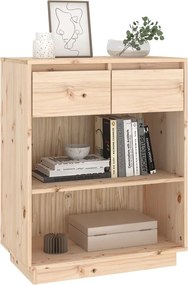 vidaXL Ντουλάπι Κονσόλα 60 x 34 x 75 εκ. από Μασίφ Ξύλο Πεύκου