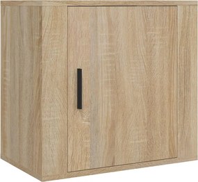 vidaXL Κομοδίνα Επιτοίχια 2 τεμ. Sonoma Δρυς 50x30x47 εκ.