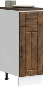 vidaXL ντουλάπι βάσης κουζίνας Lucca Καπνιστή βελανιδιά