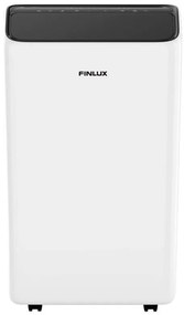 Κινητό κλιματιστικό Finlux MIA12HOT, 12000 BTU, 24 m2, Class A, 450 m3/h, αφύγρανση 2l/h, λευκό