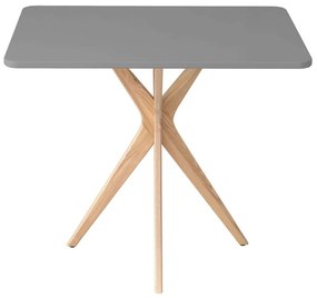 Τραπέζι Jubi JUBITRE6 80x55x73cm Natural-Concrete Mdf, Wood