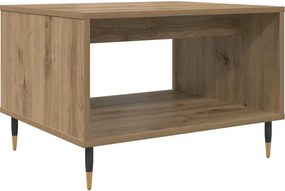 vidaXL Τραπεζάκι σαλονιού artisan δρυς 60 x 50 x 40 εκ