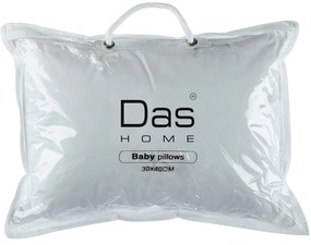 Βρεφικό Μαξιλάρι Ύπνου 1060 Relax White Das Baby 30x40cm Microfiber