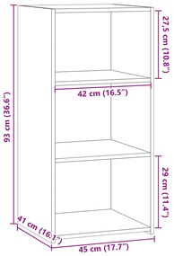 ΜΠΟΥΦΕΣ ΚΑΦΕ ΔΡΥΣ 45X41X93 ΕΚ. ΑΠΟ ΕΠΕΞΕΡΓΑΣΜΕΝΟ ΞΥΛΟ 846361