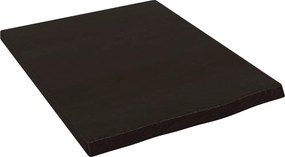 vidaXL Πάγκος Μπάνιου Σκούρο Καφέ 40x50x2 εκ. Επεξ. Μασίφ Ξύλο