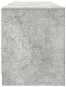 Έπιπλο Τηλεόρασης Γκρι Σκυροδέματος 188,5x41x50 εκ. Επεξ. Ξύλο - Γκρι