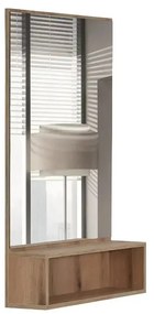 MATIS Επιτοίχιο ράφι με καθρέφτι 80 Leonidas Artisan Matis700863