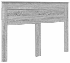 vidaXL Κεφαλάρι με κεφαλάρι Γκρίζο Σονομα 160 cm Επεξεργασμένο ξύλο