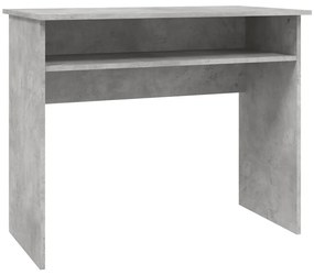 vidaXL Γραφείο Γκρι του Σκυροδέματος 90 x 50 x 74 εκ. από Επεξ. Ξύλο