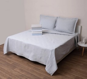 Κουβέρτα Polycotton Ημίδιπλη 170x260 Δήλος Γκρι