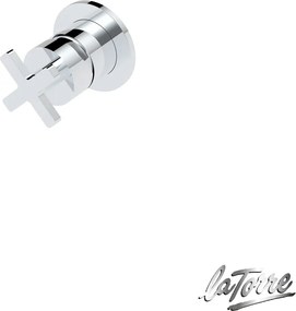 La Torre Elle Cross Chrome 38300 - Μικτης εντοιχισμού 1 εξόδου