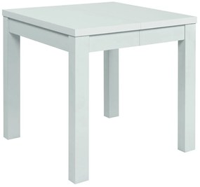 Τραπέζι Boston K187, Άσπρο, 78x80x80cm, Επιμήκυνση, Πλαστικοποιημένη μοριοσανίδα