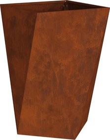 vidaXL Γλάστρα 2 τμχ. Σκ rusty 50 x 50 x 75 cm