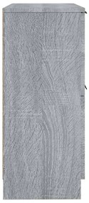 vidaXL Ντουλάπια 2 τεμ. Γκρι Sonoma 30x30x70 εκ. Επεξεργασμένο Ξύλο