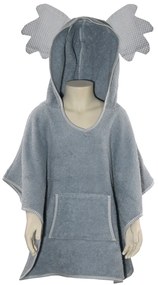 ΜΠΟΥΡΝΟΥΖΙ ΠΟΝΤΣΟ BEBE STARS 70Χ55CM ΓΚΡΙ 3186