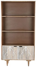 Ράφια Home ESPRIT Λευκό Ξύλο από Μάνγκο 90 x 35 x 168 cm