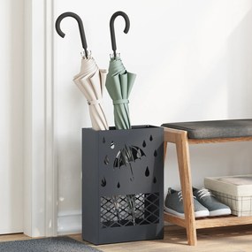 vidaXL Ανθρακί Σταντ Ομπρέλας 28x12x41 εκ. σε Ατσάλι