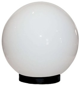 Φωτιστικό Δαπέδου Εξωτερικού Χώρου Μπάλα AC.3534 Φ40cm 1xE27 IP45 White-Black Aca