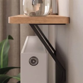 Ραφιέρα τοίχου Barca Megapap χρώμα pine oak 91x17,5x20,4εκ.