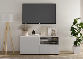 Έπιπλο Τηλεόρασης Ανθρακί Οξειδωμένο 121x43x57